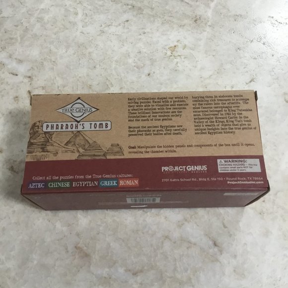 Pharaoh's Tomb Wooden Puzzle - Brown - Picture 4 of 4